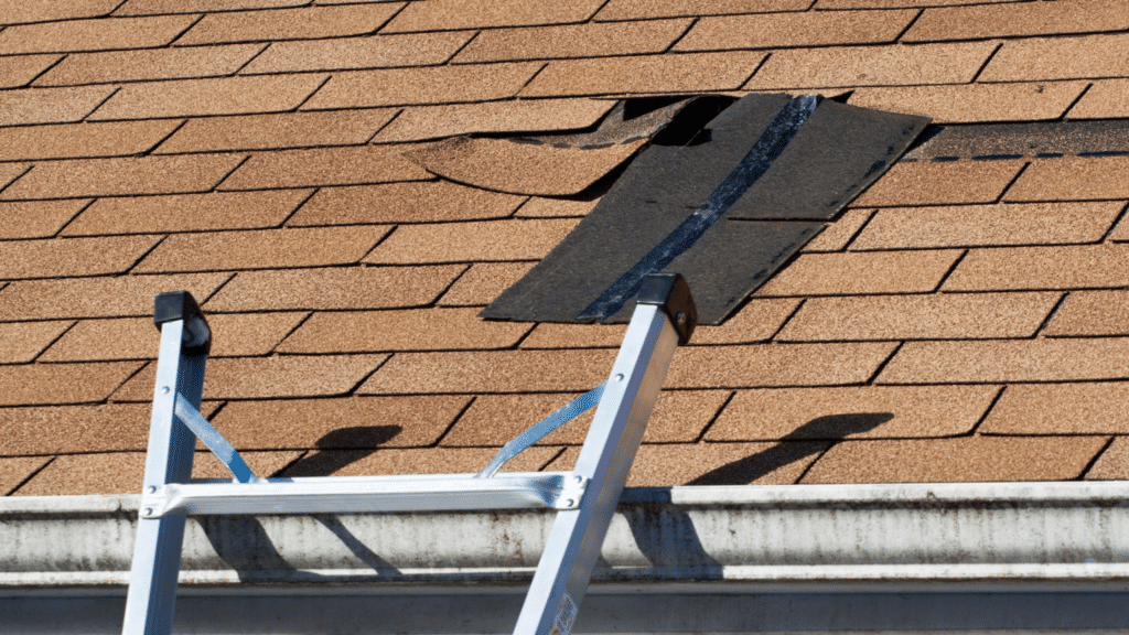 Dealing with roof leaks due to missing shingles