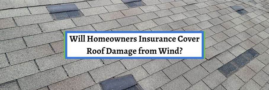 Does homeowners insurance cover damage to shingles?