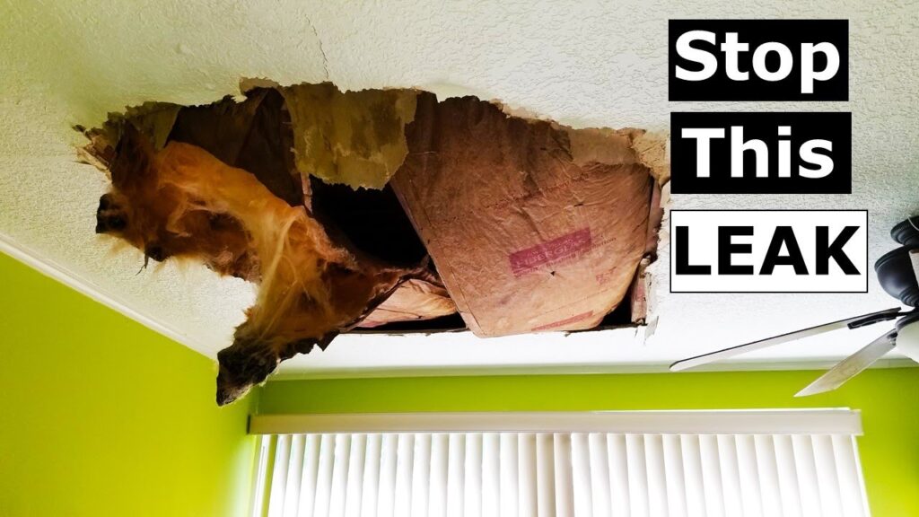 How to Patch a Roof Leak from Inside the House