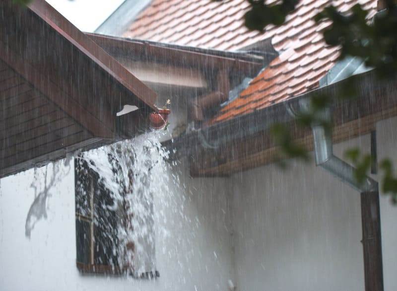 What happens when water gets under shingles?