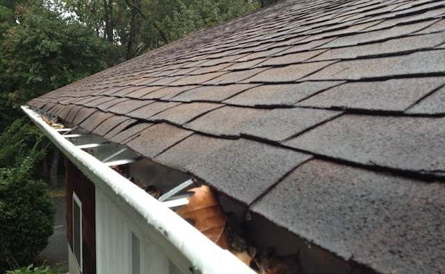 What happens when water gets under shingles?