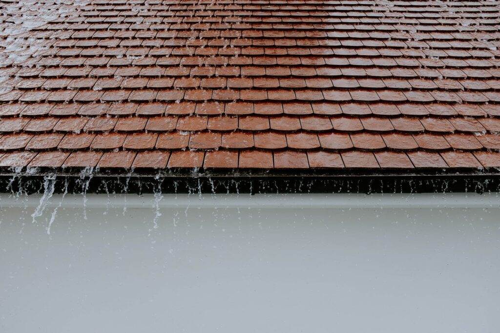 What happens when water gets under shingles?