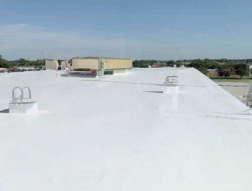 commercial flat roof installation in Centerville Ohio