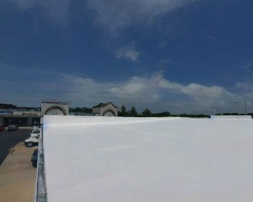 spray foam roofing in Centerville OH commercial building